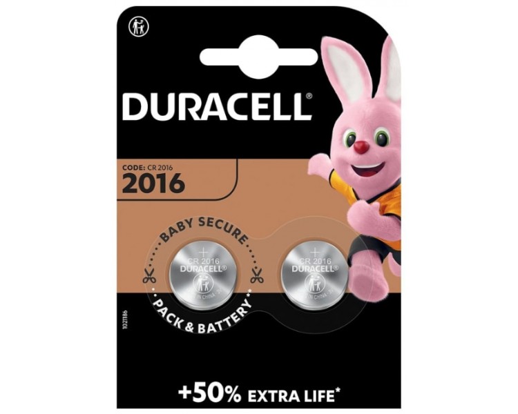 DURACELL | 2016 3V Litio | 2 Pezzi DURACELL | 2016 3V Litio | 2 Pezzi