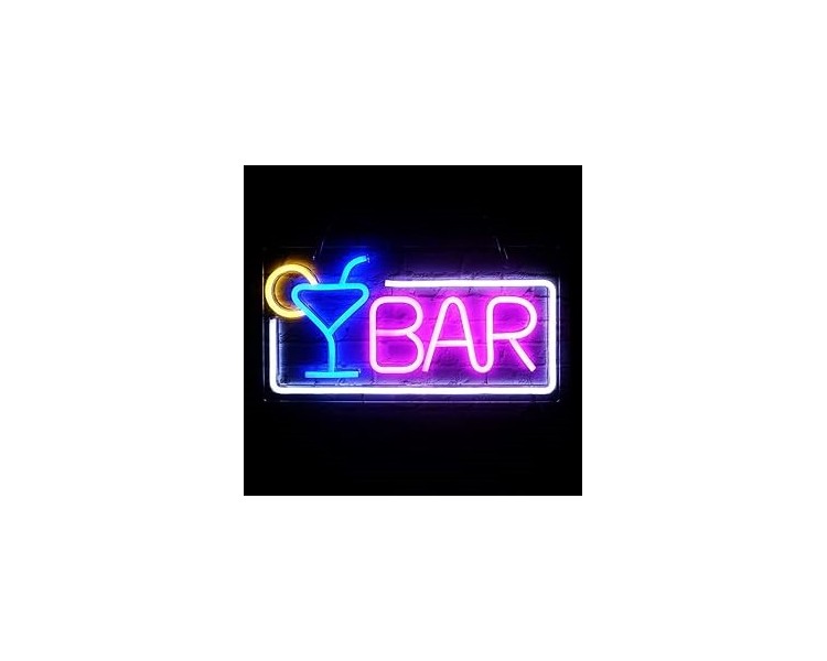 BAR Neon LED Plexi Multicolore | 22,2x1,8x42 cm BAR Neon LED Plexi Multicolore | 22,2x1,8x42 cm