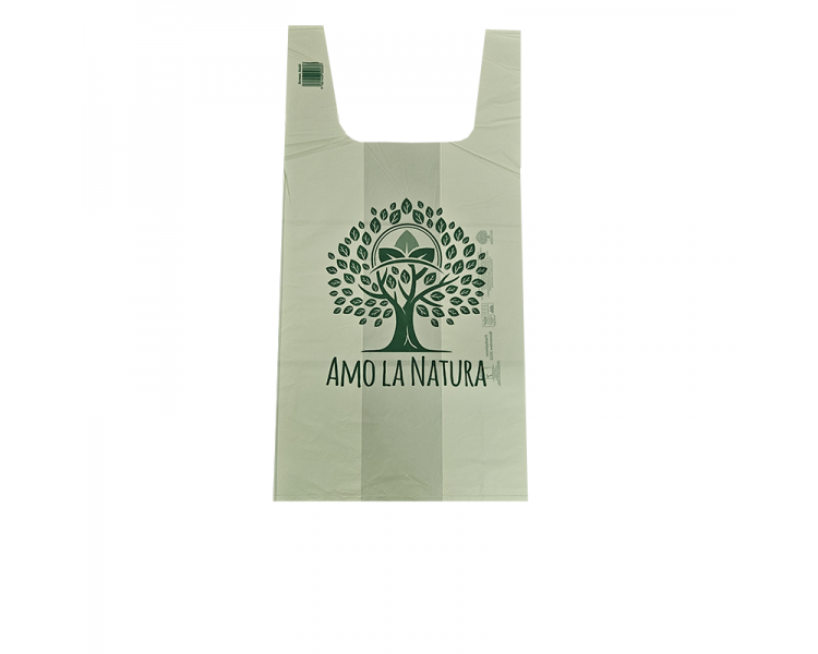 Shopper Bio Compostabili - 27+14x50 - 9 gr Shopper Bio Compostabili - 27+14x50 - 9 gr