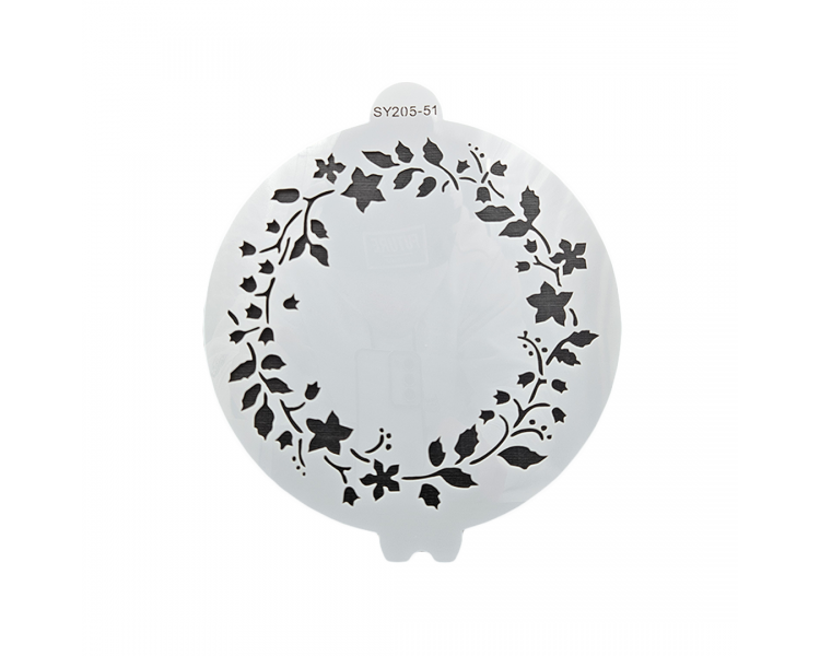 Stencil per torte rotondo - Fantasia ''Fiori'' Stencil per torte rotondo - Fantasia ''Fiori''