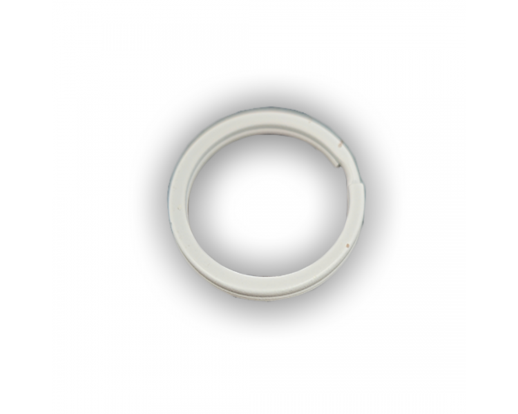 Anello di metallo Portachiavi | Bianco Anello di metallo Portachiavi | Bianco