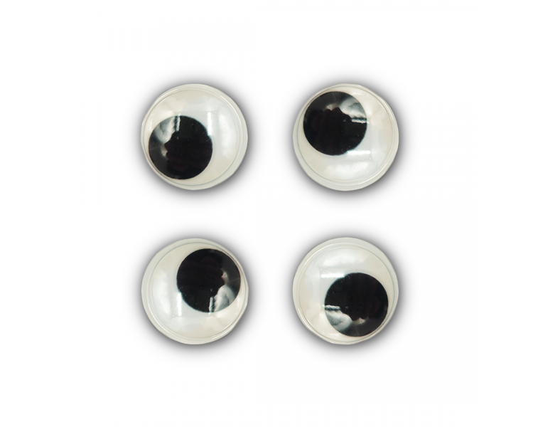 Occhi in Plastica|4 pz|Bianchi Occhi in Plastica|4 pz|Bianchi