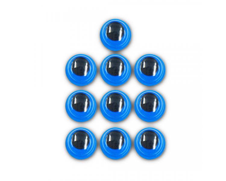 Occhi in Plastica|10 pz|Blu Occhi in Plastica|10 pz|Blu