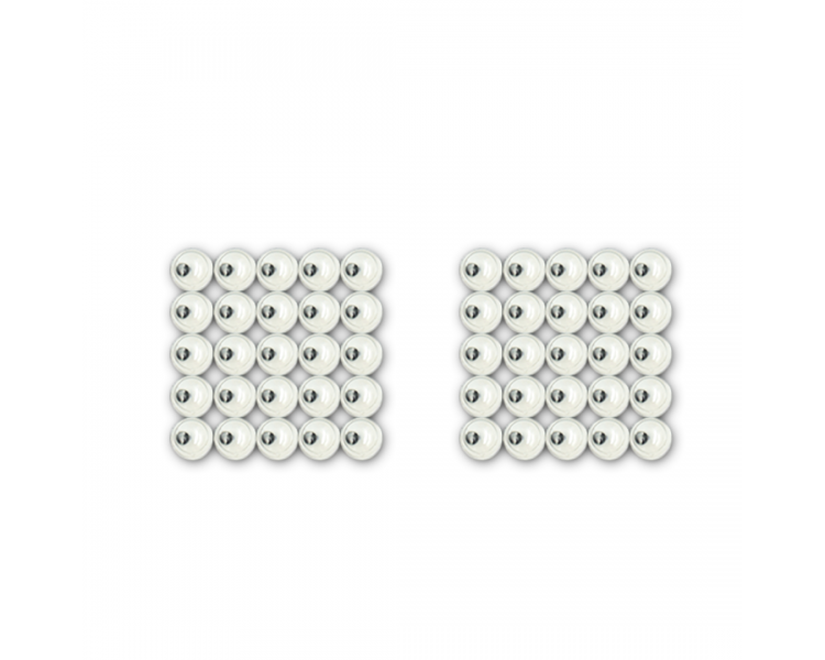 Occhi in Plastica|50 pz|Bianco Occhi in Plastica|50 pz|Bianco