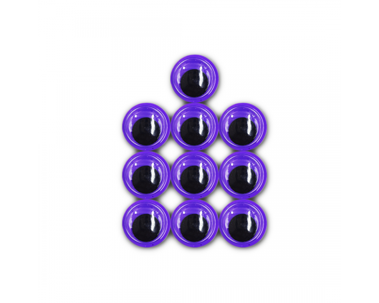Occhi in Plastica|10 pz|Viola Occhi in Plastica|10 pz|Viola