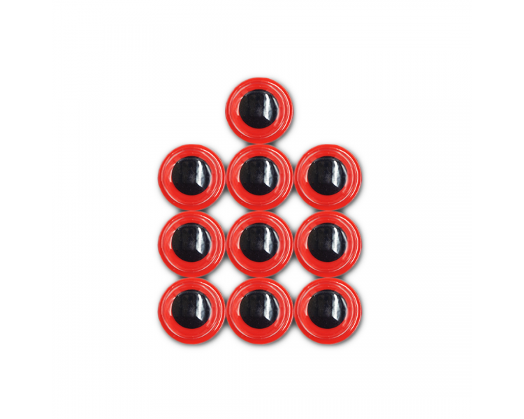 Occhi in Plastica|10 pz|Rosso Occhi in Plastica|10 pz|Rosso
