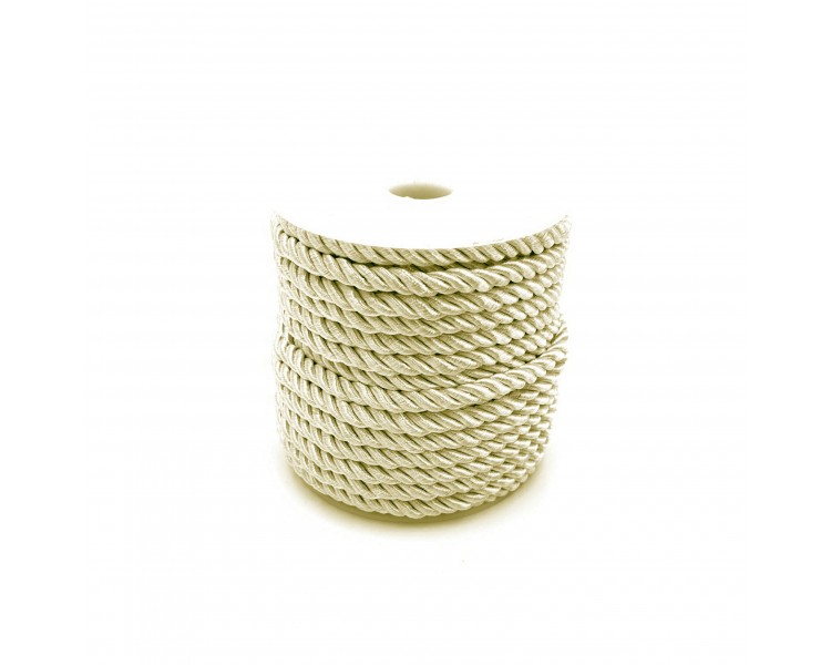 Cordoncino Tessuto Intrecciato - Oro | 5mm x 20m Cordoncino Tessuto Intrecciato - Oro | 5mm x 20m
