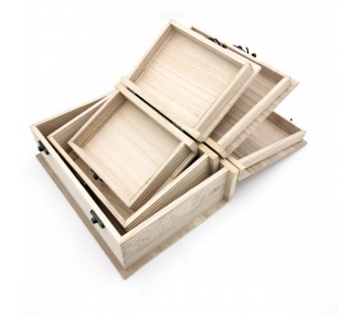 Scatole Legno | Libro - 3 in 1