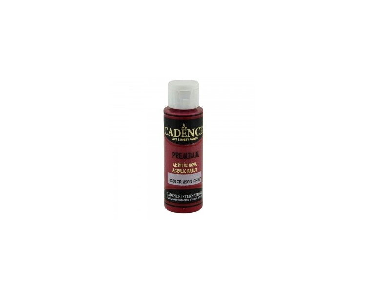 Colore Acrilico | 4350 Cremisi Rosso - 70ml Colore Acrilico | 4350 Cremisi Rosso - 70ml