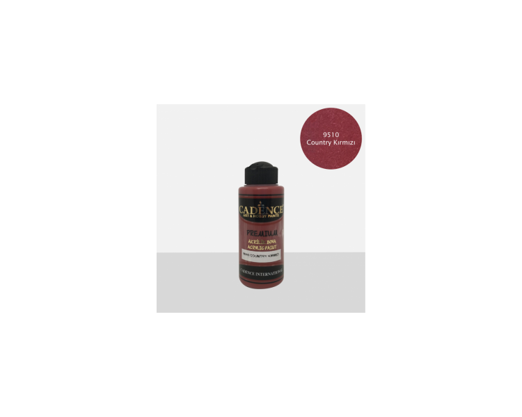 Colore Acrilico | 9510 Cremisi Scuro - 120ml Colore Acrilico | 9510 Cremisi Scuro - 120ml