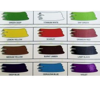 Set Colori ad olio "KeepSmiling" | 12x6ml - 12 pezzi
