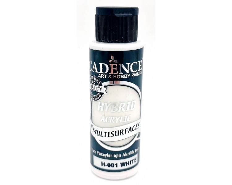 Colore Acrilico Ibrido| H-001 Bianco - 70ml Colore Acrilico Ibrido| H-001 Bianco - 70ml